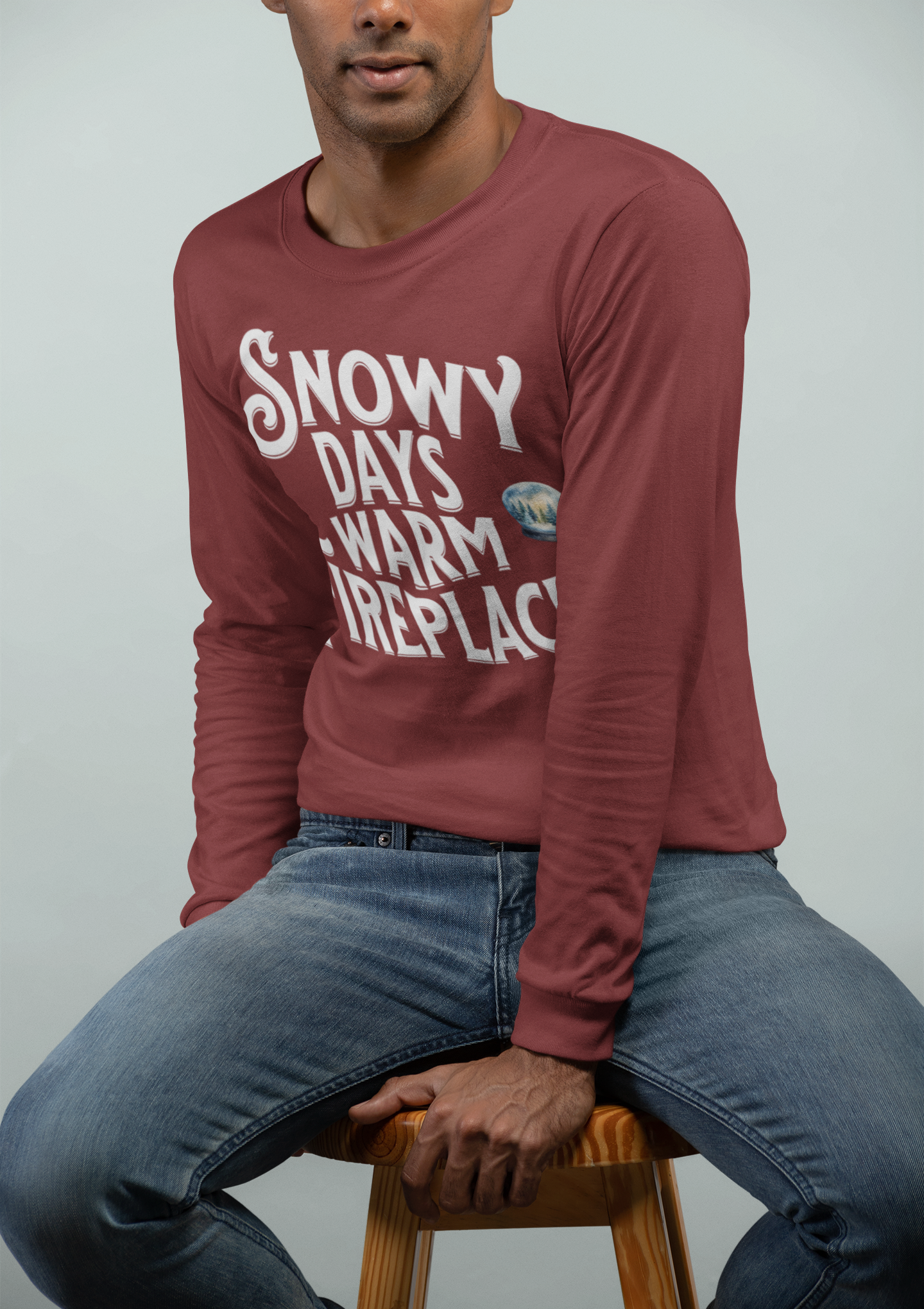 Cozy Snowy Days Long Sleeve Tee (Unisex S-2XL)