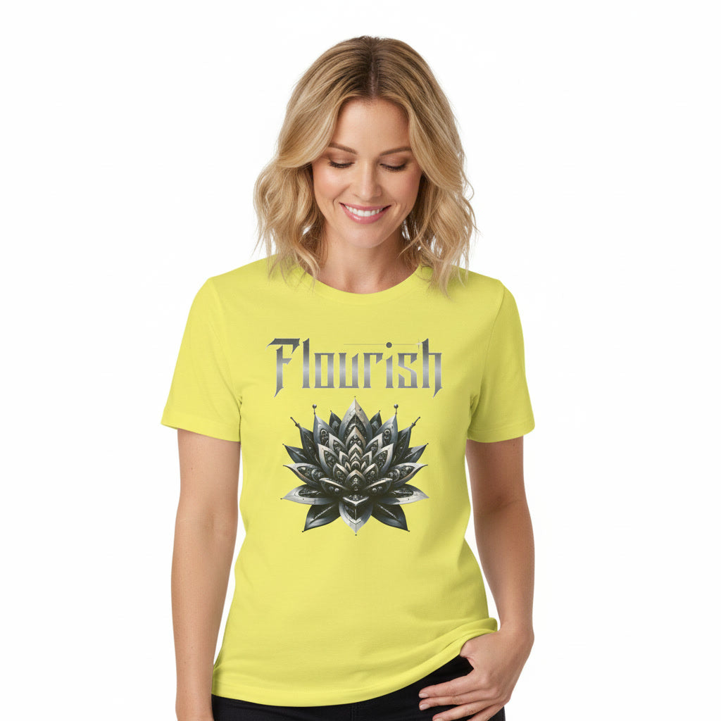 Flourish Spring Tee | Floral Growth Shirt | Spring Botanical Graphic Tee