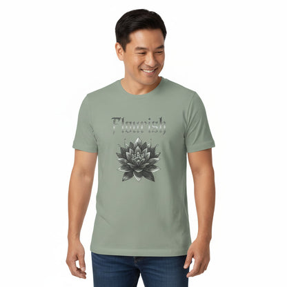 Flourish Spring Tee | Floral Growth Shirt | Spring Botanical Graphic Tee