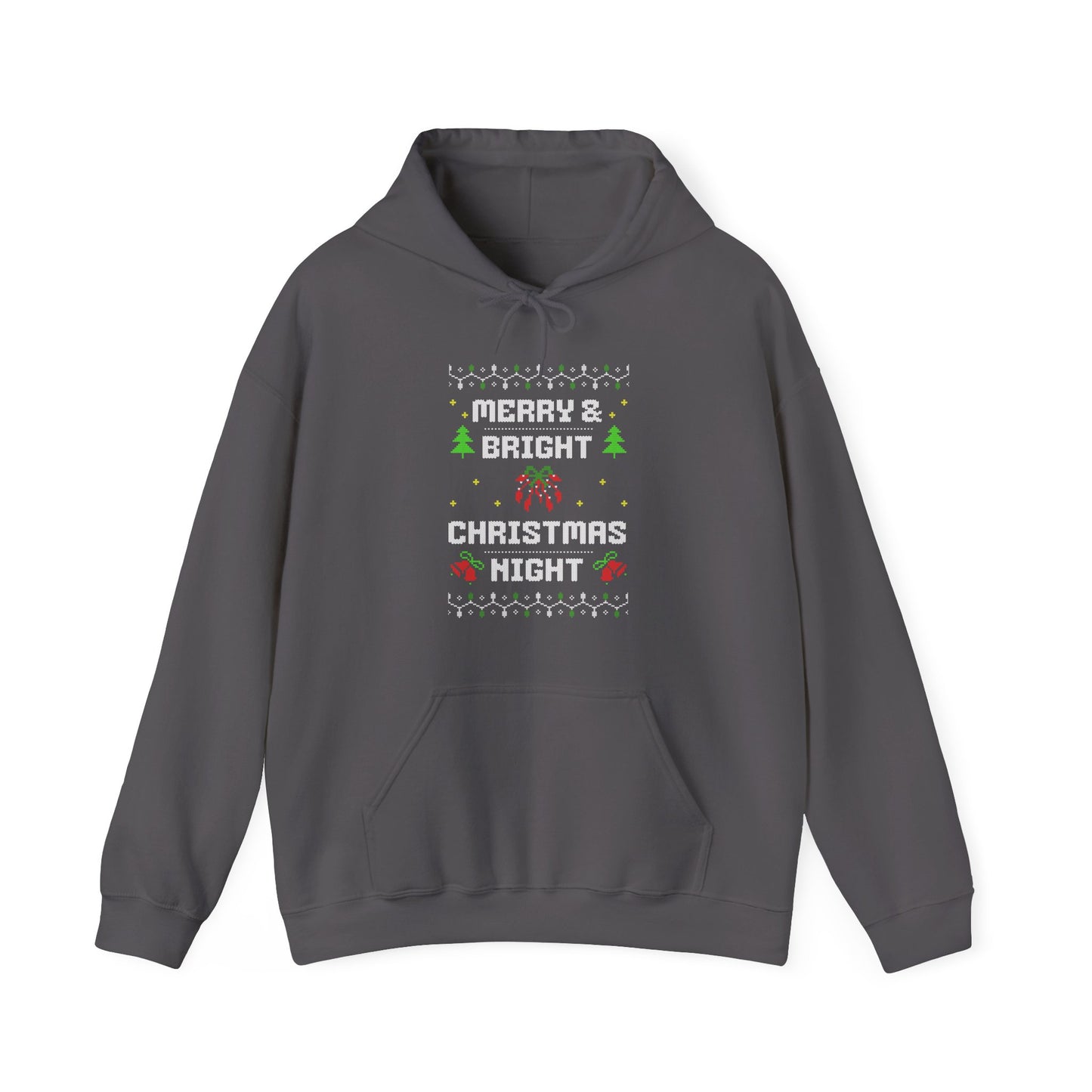 Merry & Bright Christmas Night Hoodie (Unisex S-5XL)