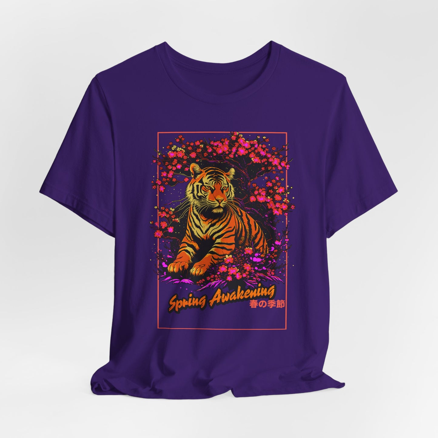Spring Awakening Tiger - Graphic Tee Unisex (XS–5XL)