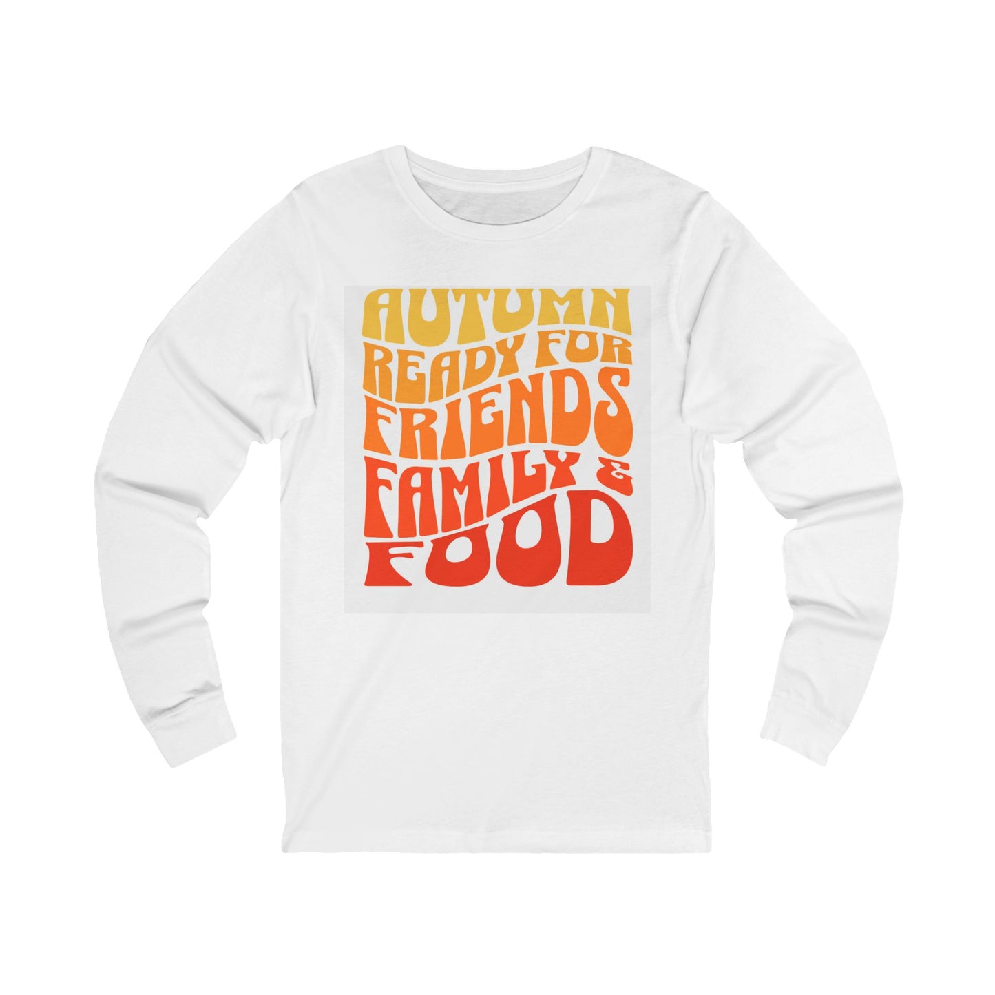 Autumn Vibes Jersey Long Sleeve Tee (Unisex S-2XL)