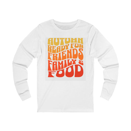 Autumn Vibes Jersey Long Sleeve Tee (Unisex S-2XL)