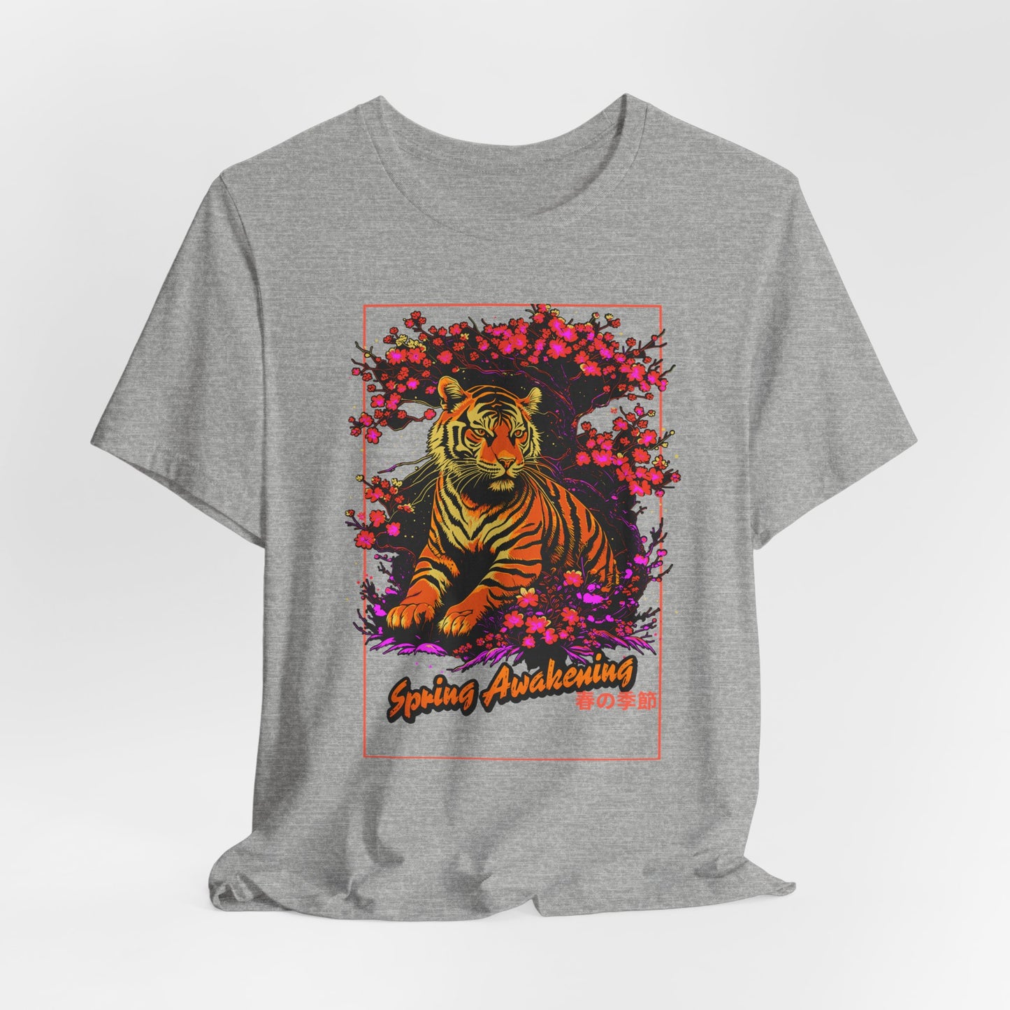 Spring Awakening Tiger - Graphic Tee Unisex (XS–5XL)