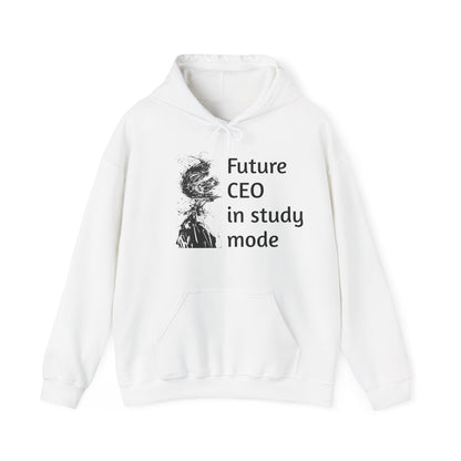 Future CEO Empowerment – Motivational Hoodie (Unisex, S–5XL) in white