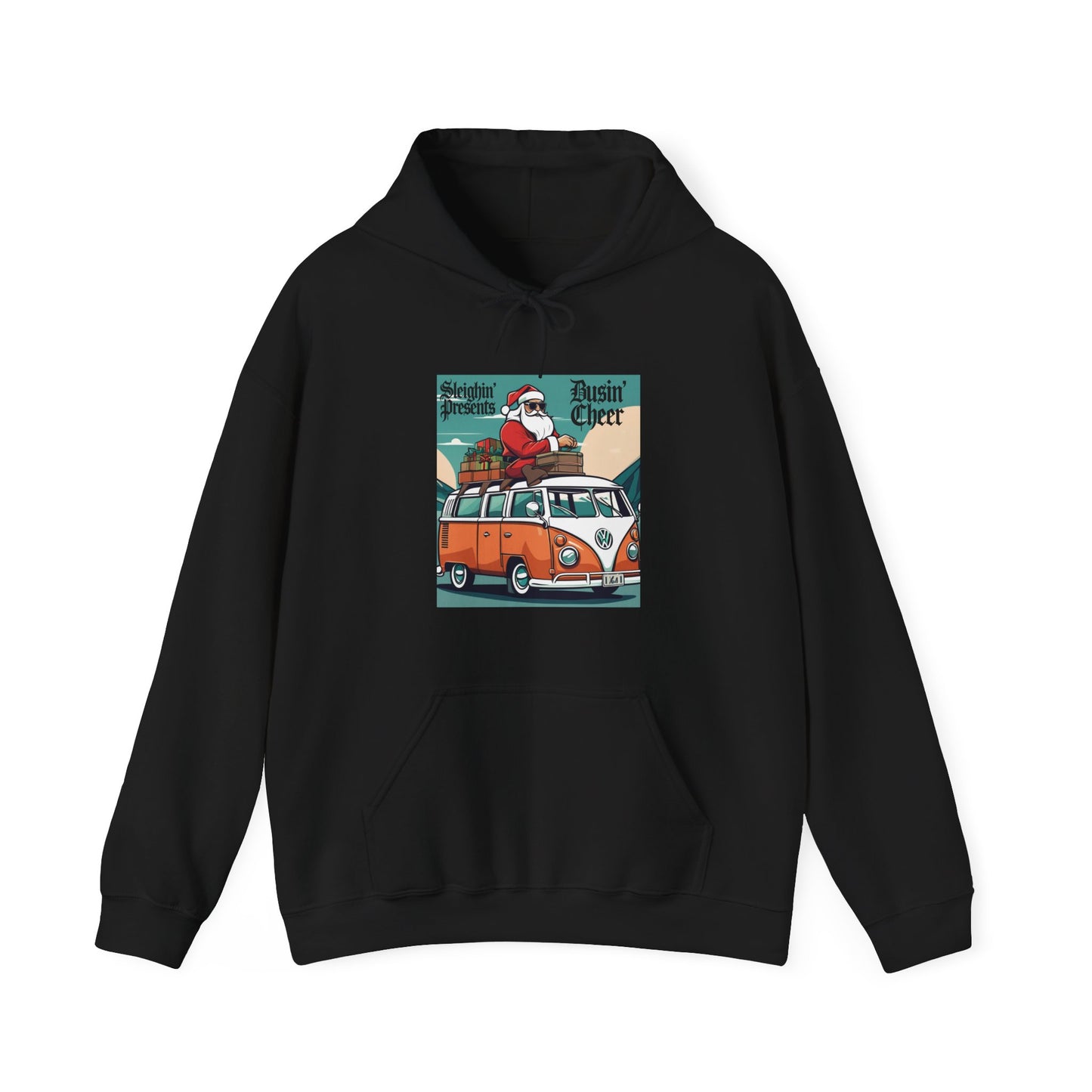 Santa Surf & Sleigh Hoodie (Unisex S-5XL)