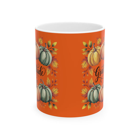 Fall Pumpkin Gratitude Mug