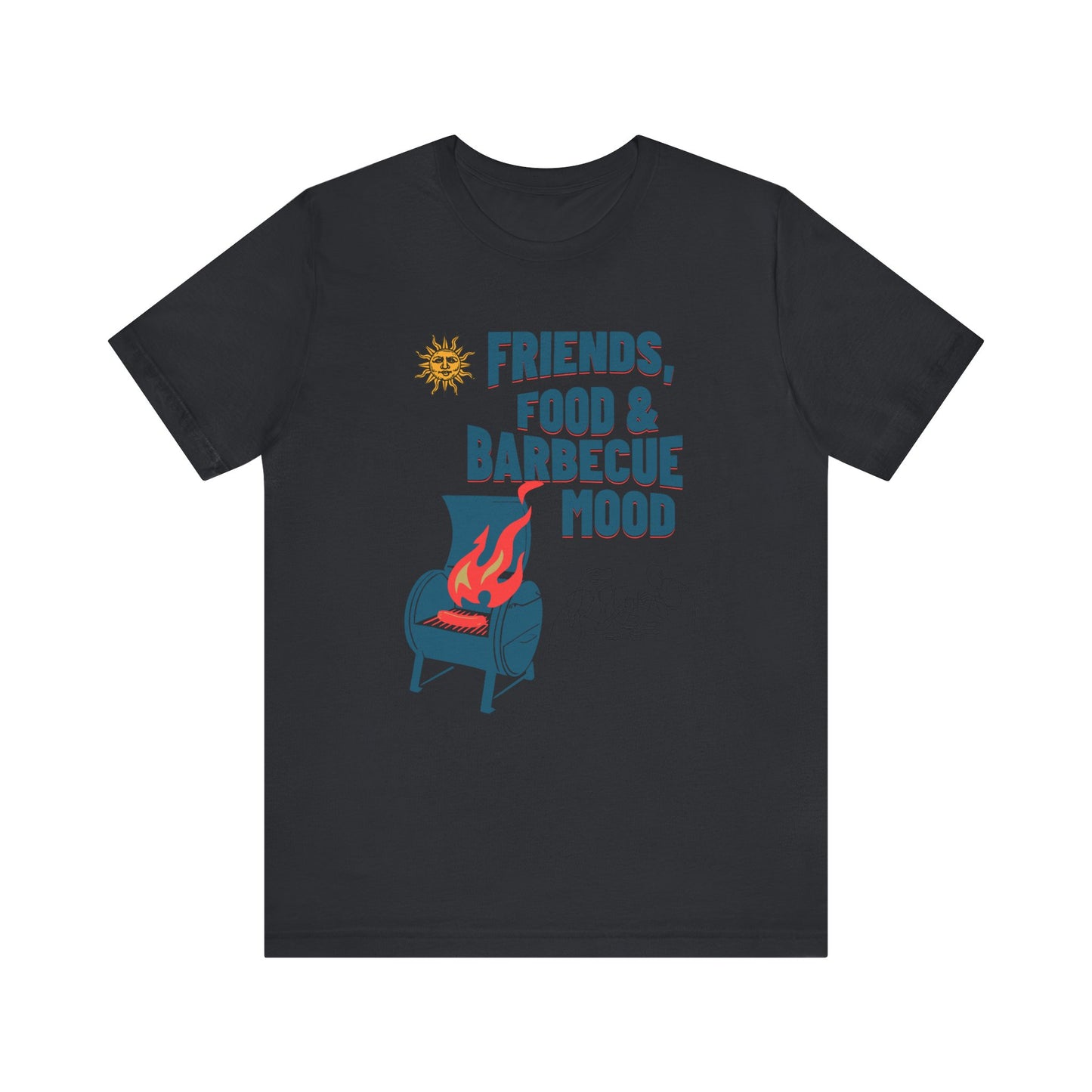 Friends, Food & Barbecue Mood Tee