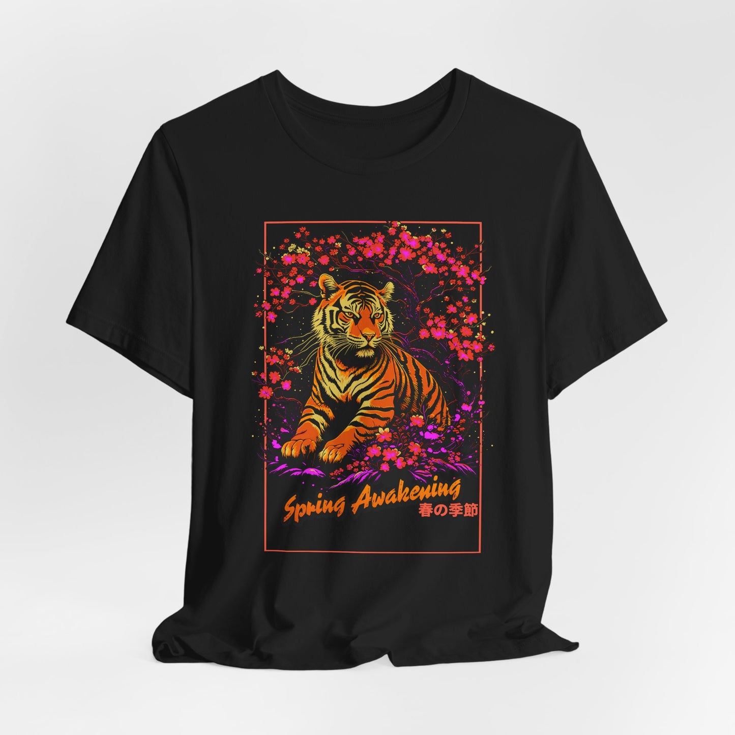 Spring Awakening Tiger - Graphic Tee Unisex (XS–5XL)