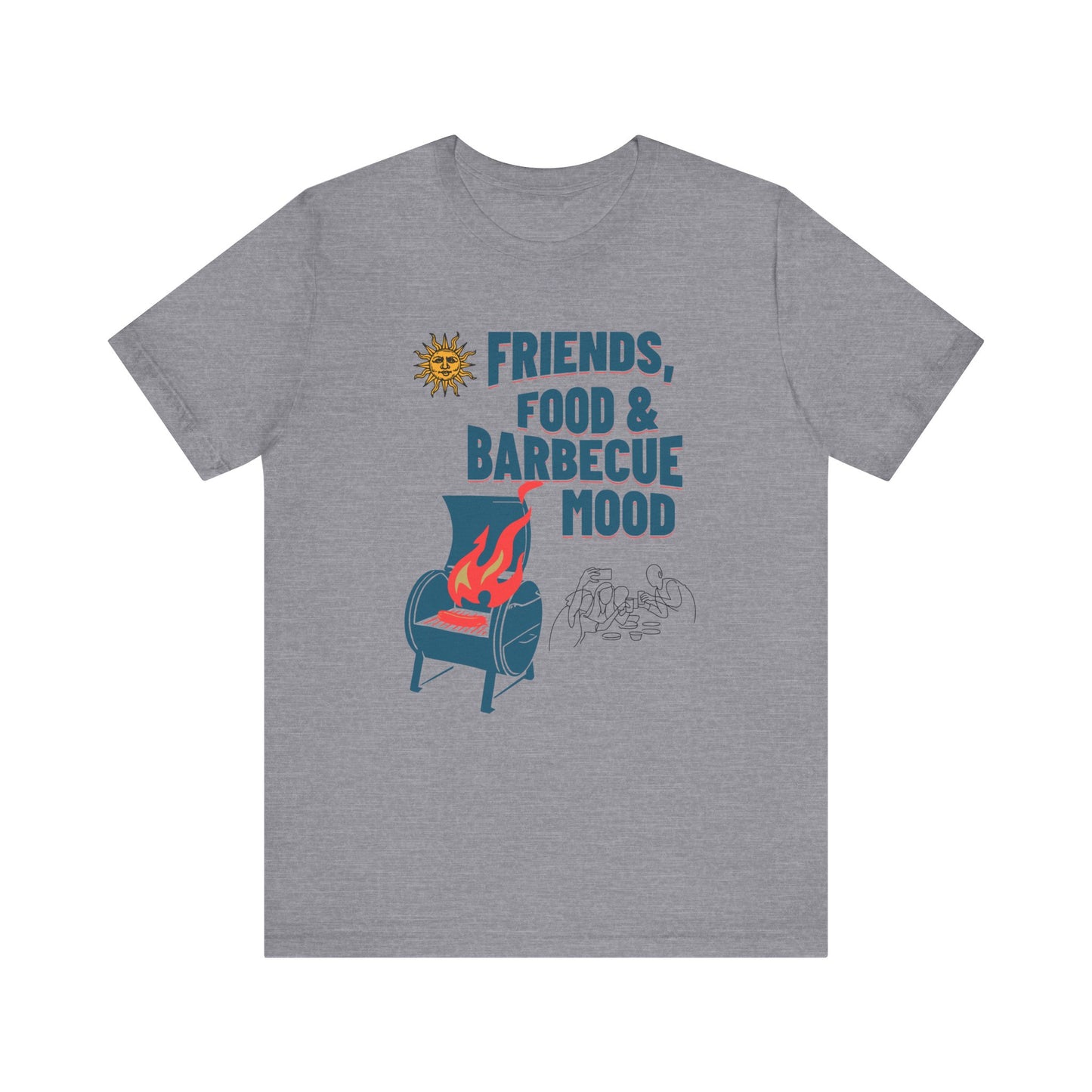 Friends, Food & Barbecue Mood Tee