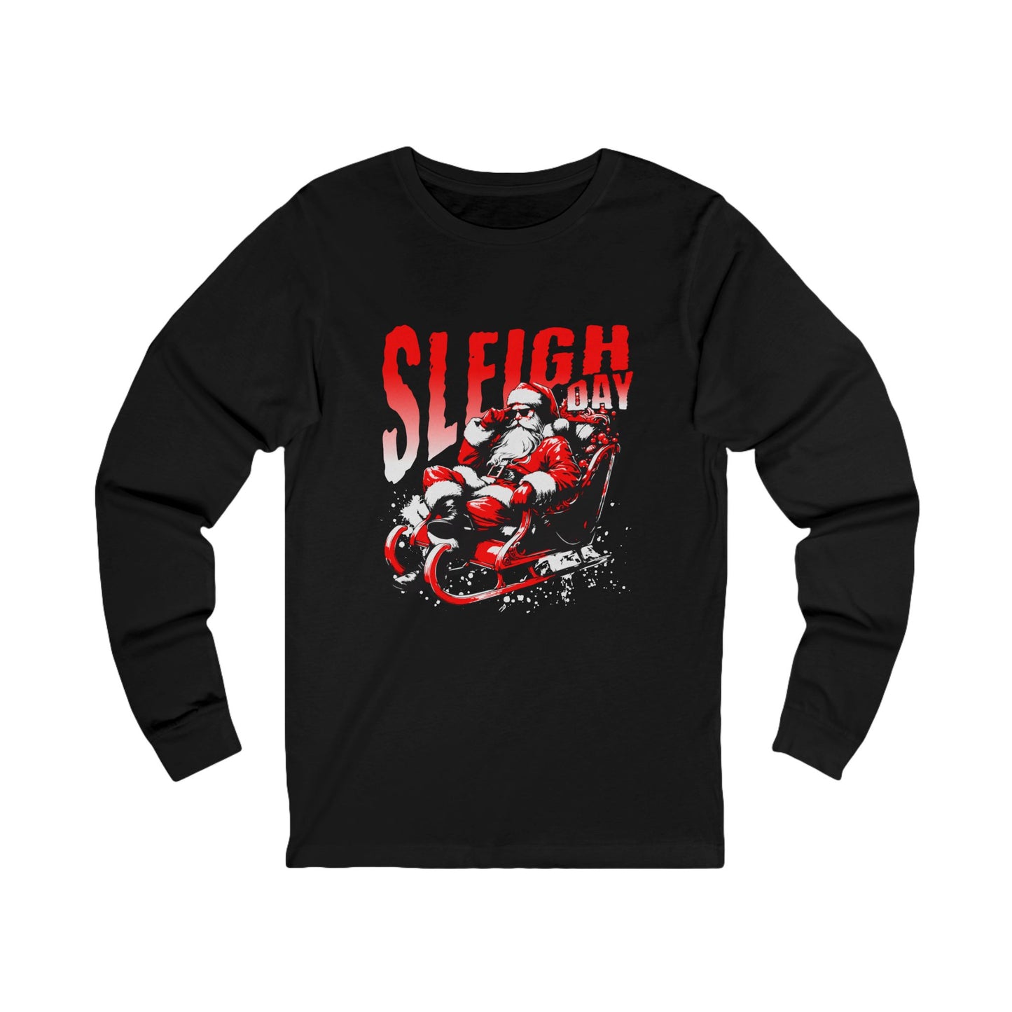 Sleigh Day Cool Clause Long Sleeve Tee (Unisex S-2XL)