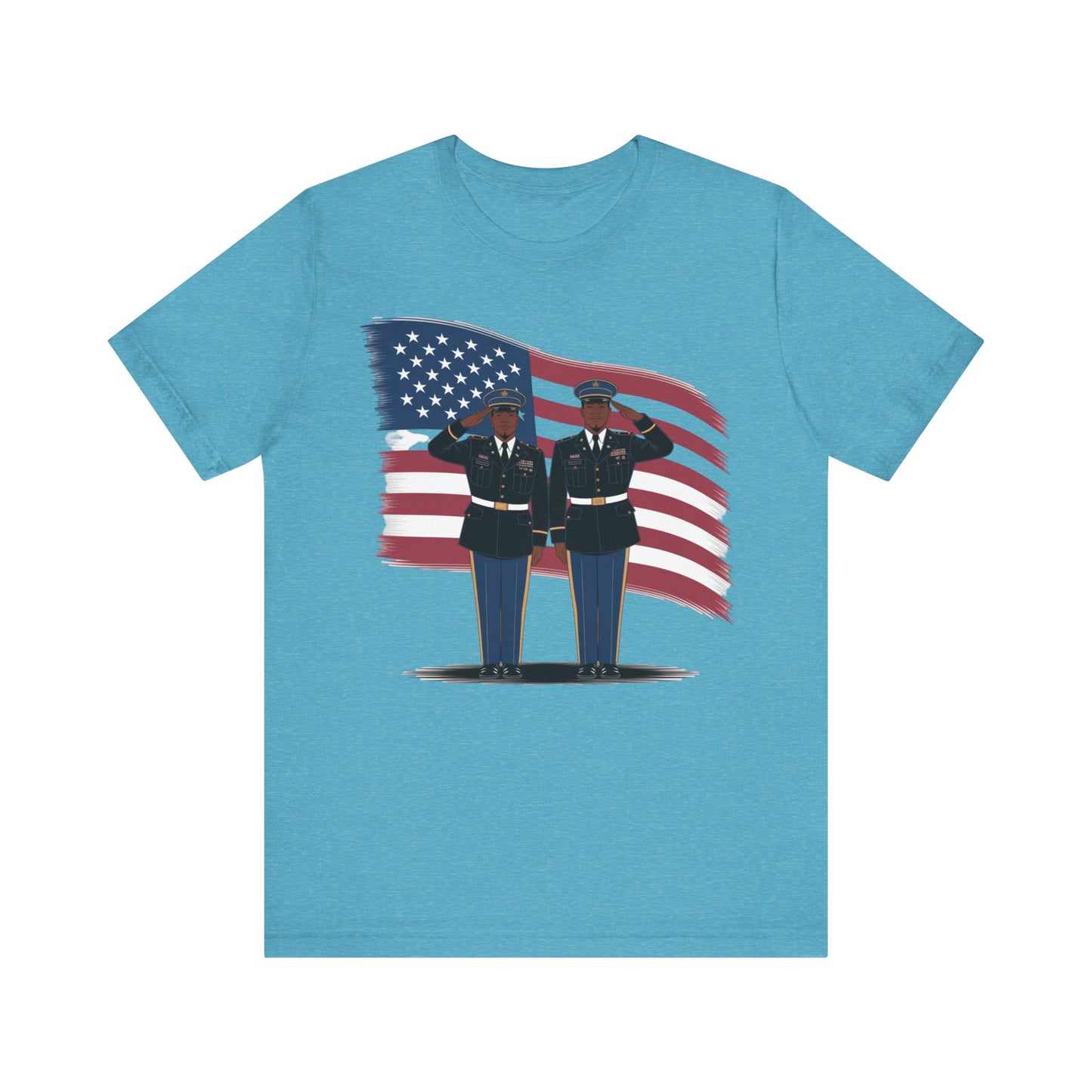 Patriotic Military Salute Tee