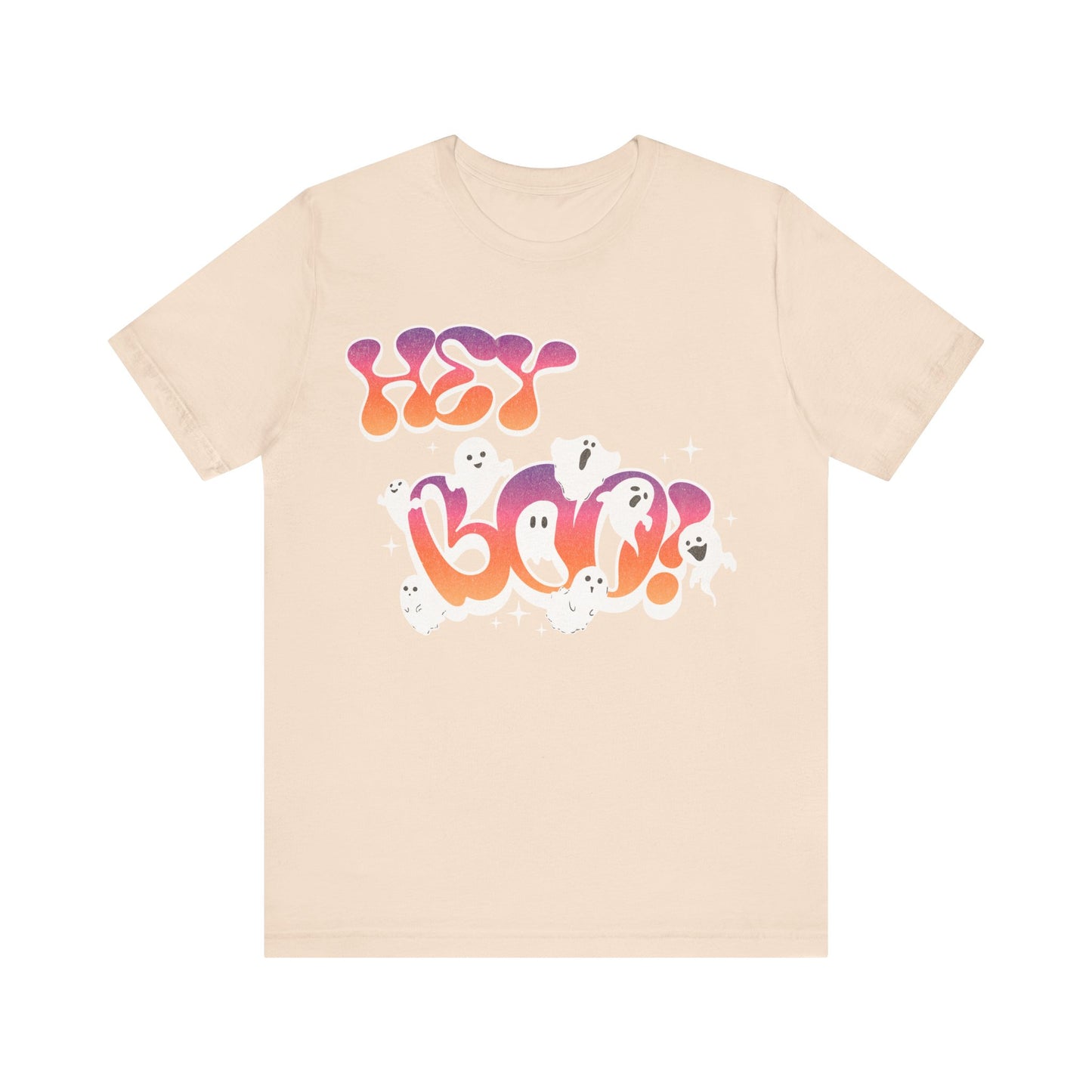 Hey Boo Halloween Graphic Tee (Unisex S-3XL)