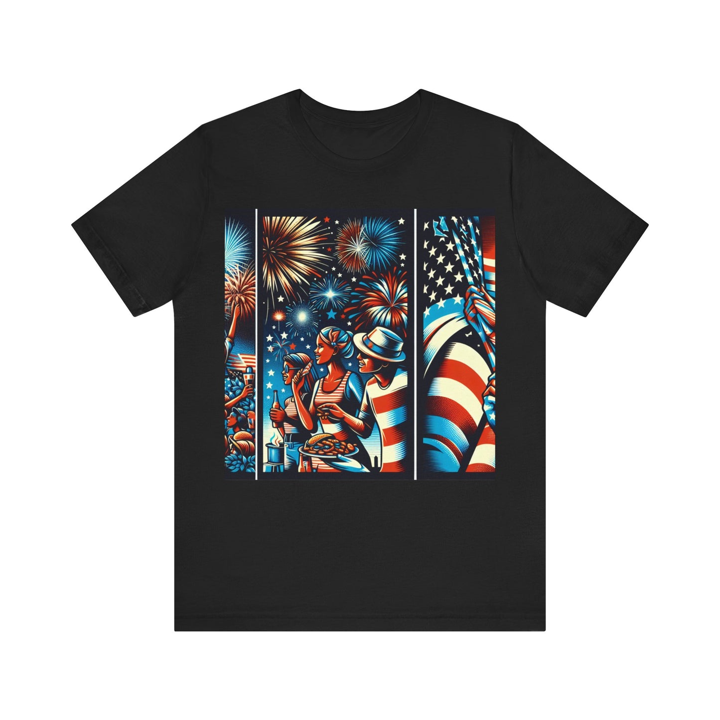Patriotic Fireworks Tee