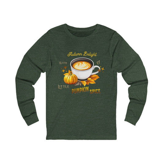 Pumpkin Spice Long Sleeve Tee (Unisex S-2XL)